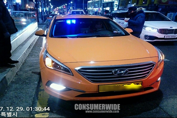 내년 서울시 택시요금이 중형은 800원, 대형·모범택시는 1500원 이상된다. (사진: 컨슈머와이드 DB)