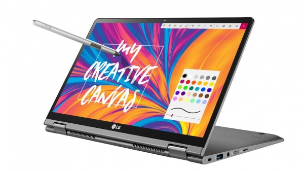LG전자가  노트북과 태블릿을 하나로 결합한 컨버터블 노트북  LG그램 투인원을 출시했다.(사진: LG그램 제공)