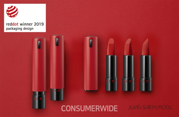 ‘정샘물(JUNG SAEM MOOL)’이 립스틱 ‘립프레션’이 2019 레드닷 디자인 어워드에서 패키징 디자인 부분 위너 상을 수상했다고 20일 밝혔다.