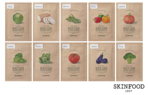 스킨푸드가 프랑스 요리법 수비드로 영양을 채운 ‘수비드 마스크 시트’ 10종을 출시한다고 17일 밝혔다.