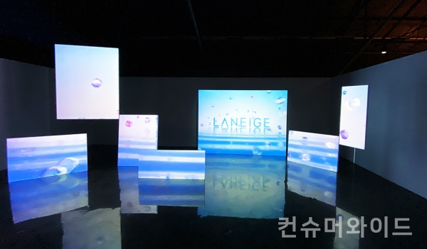 라네즈가 서울 성수동 에스팩토리에서 물을 주제로 한 몰입형 디지털 아트 전시회 ‘라이프 오아시스(Life Oasis)’를 개최한다.