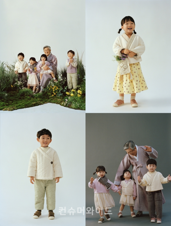 글로벌 패션 브랜드 자라(ZARA)가 새해를 맞아 아이들을 위한 ‘한복 컬렉션’을 출시한다고 밝혔다. (사진: 자라)