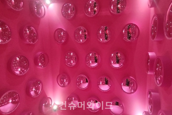 Collagen Zone is covered with a hot pink colour. / Photo: Jinil Kang Reporter