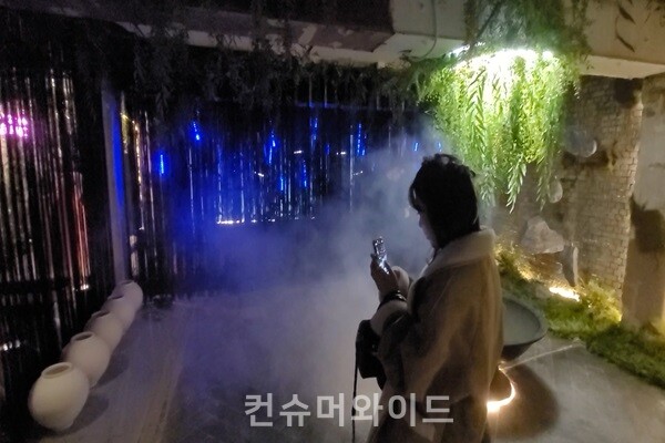 '진정 순도를 높인 미세한 공기방울' 존 (사진:강진일 기자) 