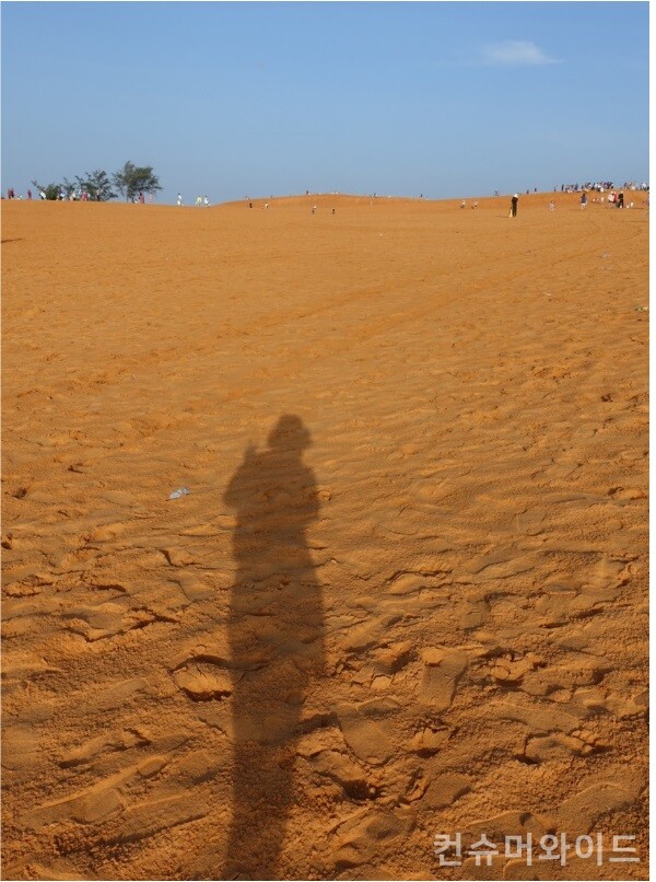 레드 샌듄의 붉은 모래    (사진 제공 : 문성민)