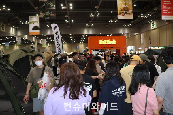 25일 ‘2024 고카프 킨텍스’는 캠핑·래포츠 가지소비자로 인산인해를 이뤘다. ⓒ컨슈머와이드 강진일 기자