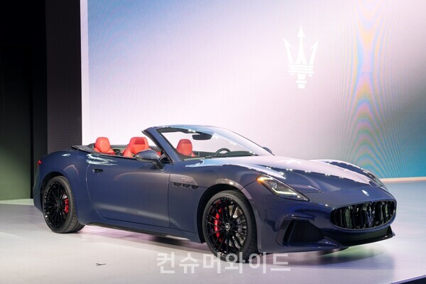 지난 7월 출시한 뉴 그란카브리오(New GranCabrio) ⓒ마세라티 코리아