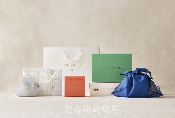 더후가 한국 전통 궁중 예술인 단청과 보자기의 아름다움을 담은 포장 서비스 디자인으로 세계 최고의 디자인 어워드에서 본상을 수상했다. 사진/LG생활건강