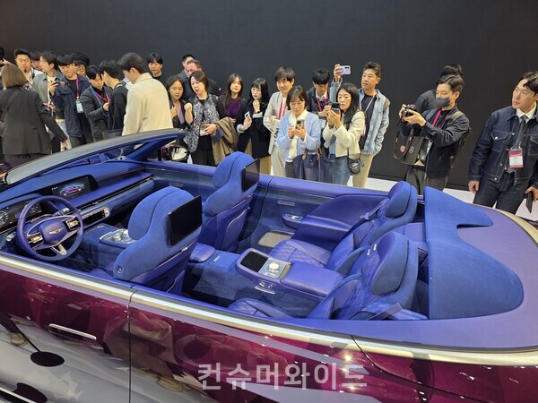 제네시스 엑스 그란 컨버터블 ⓒ컨슈머와이드 전휴성 기자