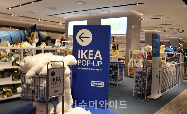 지난해 3월 더현대서울에서 진행한 이케아 팝업스토어 현장 사진 ⓒ컨슈머와이드 DB