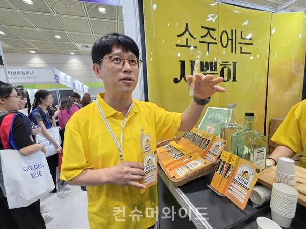 우리두 조재영 대표가 인터뷰를 하고 있다. ⓒ컨슈머와이드 강진일 기자