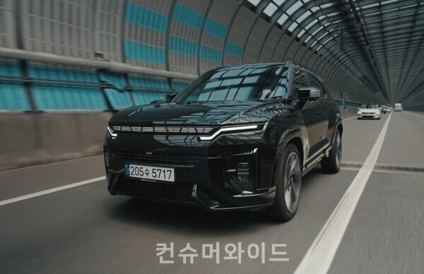 ⓒ액티언 하이브리드 주행 영상 캡처/ KGM 제공