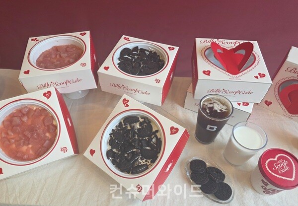 빌리엔젤의 신제품 '떠먹는 케이크' ⓒ 컨슈머와이드 강진일 기자