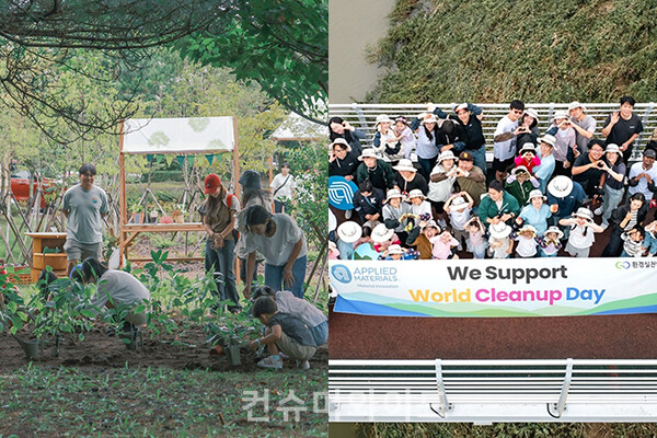 기업들이 환경 캠페인을 통해 ESG 경영을 실천한다.