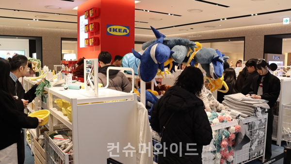 지난해 더현대 서울에서 진행한 이케아 팝업스토어 ⓒ컨슈머와이드 DB